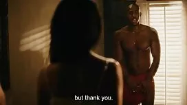 入れ墨の乳首はお尻を舐め、彼女の顔を兼ね ...